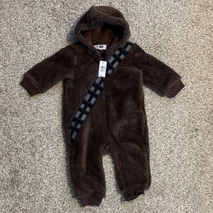 Star Wars Chewbacca Brown Fleece One Piece
